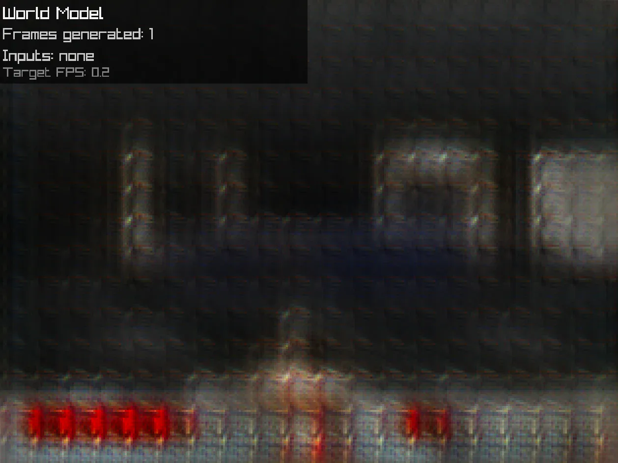 Frame generated by the decoder.